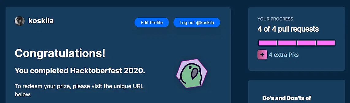 Cover image for Hacktoberfest 2020