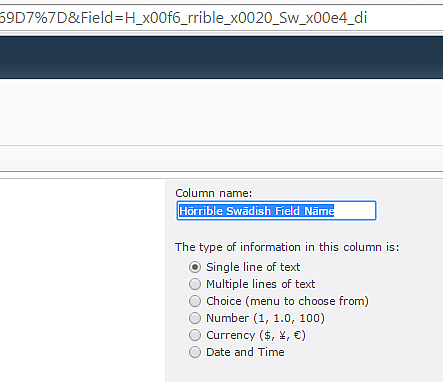 Cover image for Programmatically creating readable internal names for new SharePoint fields