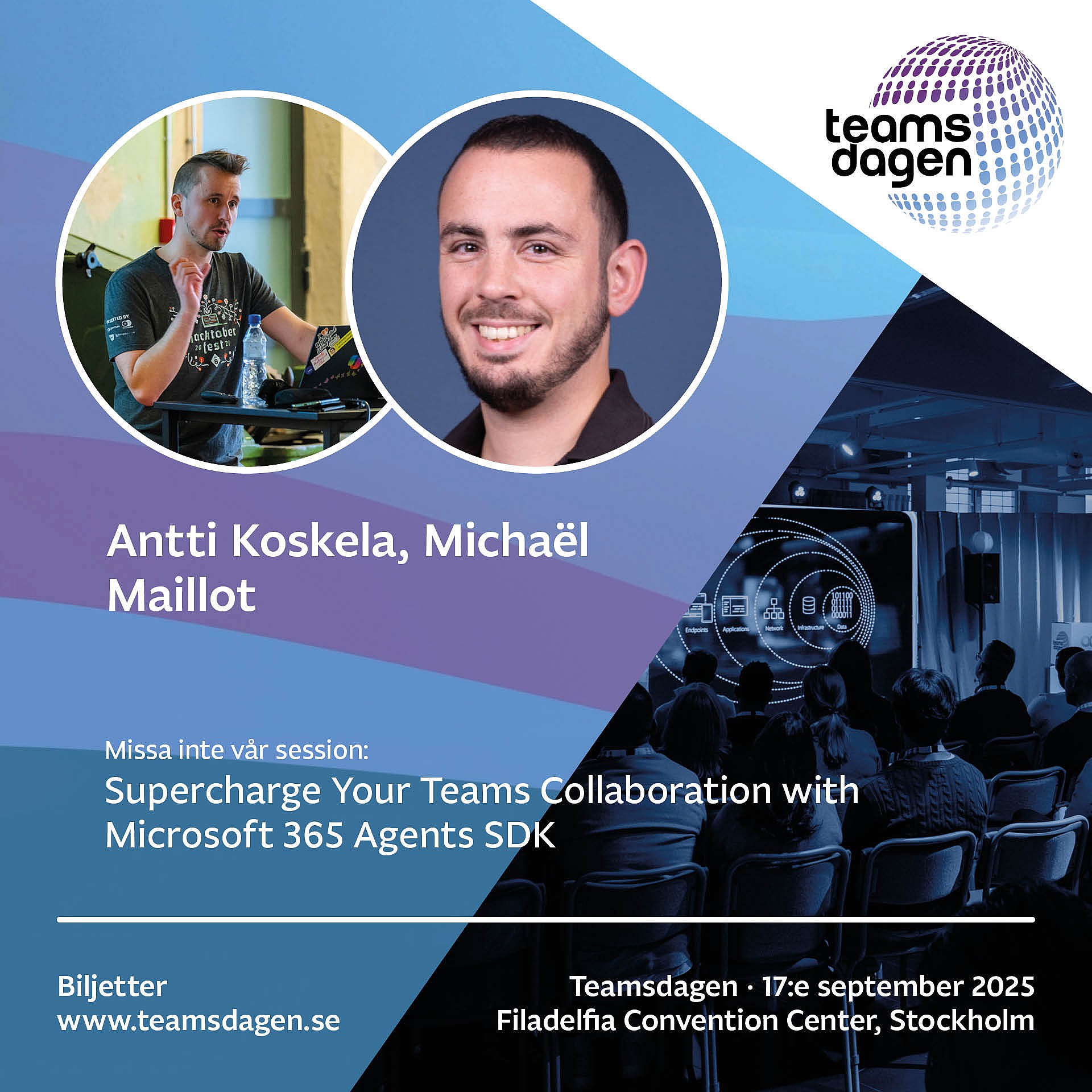 Cover image for At Teamsdagen? Come say hi!
