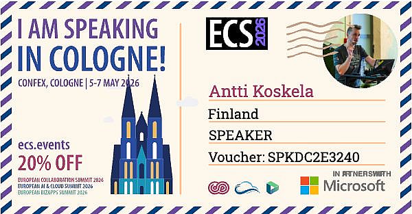 Cover image for Speaking at ECS 2026 - Come say hi in Cologne!