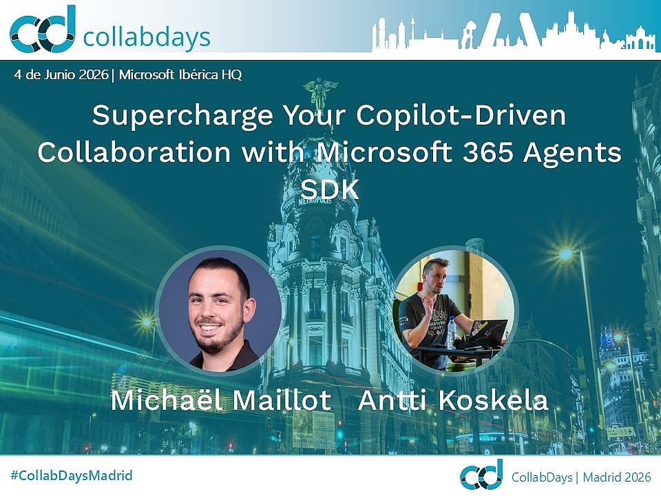 Cover image for See you at CollabDays Madrid on 4.6.2026!