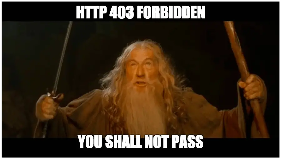 Cover image for How to fix a 403.18 in a virtual application?