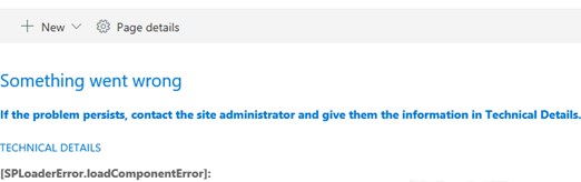 Cover image for SPFx webpart fails with "Failed to load component - - There was a network error."