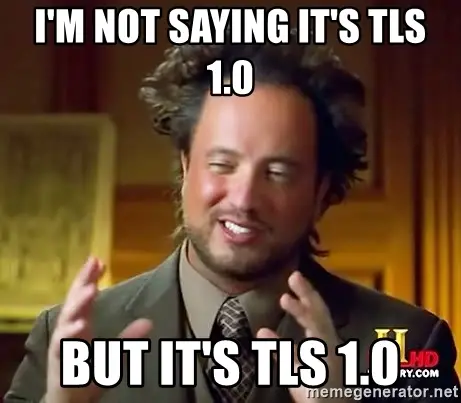 Cover image for How to force an outdated .NET project to use TLS 1.2?