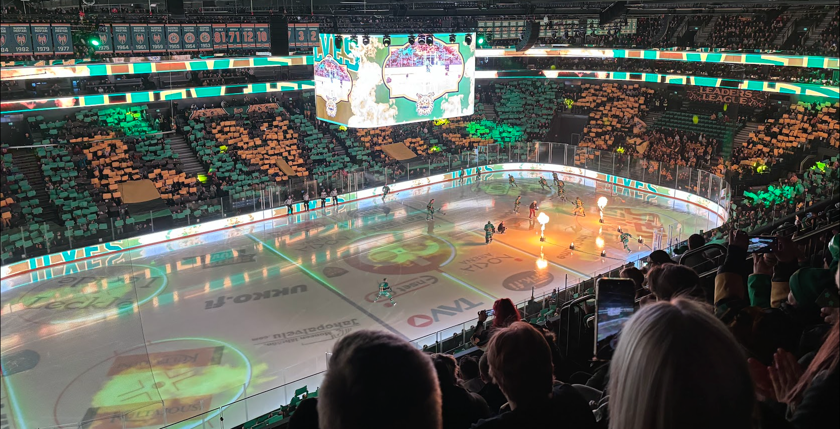 Ilves ice hockey game in Finland