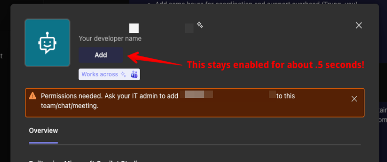 Add Bot - Just Requires Hitting the Button Quickly