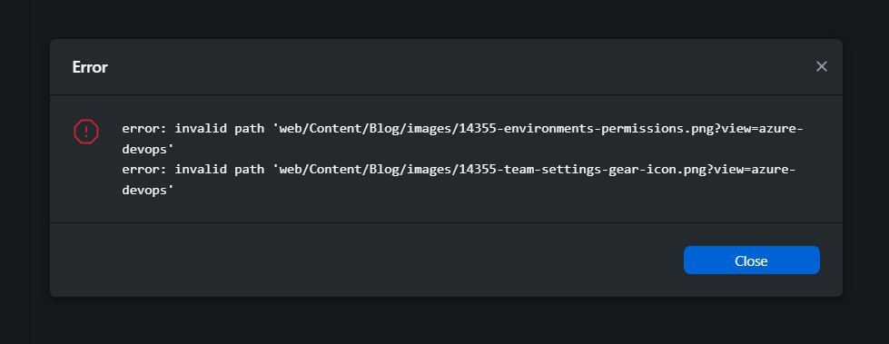Invalid path error in git on Windows