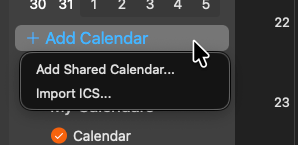 Add Calendar in New Outlook for Mac