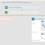 Microsoft Flow that's used in this demo - it uses an Azure Function to extract text from a doc, which is then sent to Text Analysis, and finally written back to SharePoint. In the end, it sends notifications of the status of the run.