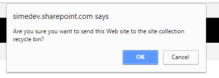 SharePoint Online Site Collection Recycle Bin