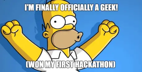 Won my first hackathon!