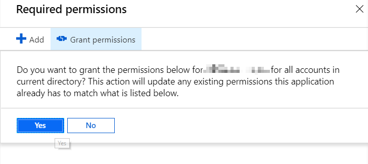 "Grant permissions" in Azure Active Directory application registration will ask for your confirmation, before letting you grant consent for all users.