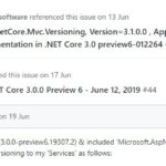 How to resolve build failing with .NET Core 3 and Microsoft.AspNetCore.Mvc.Versioning