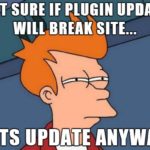 WordPress updates...