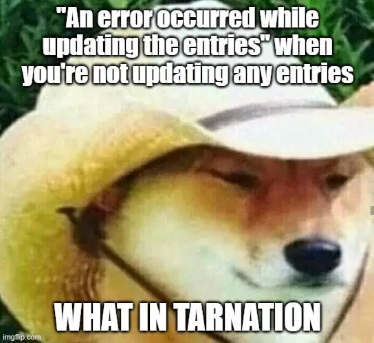 WHAT IN TARNATION EF CORE?