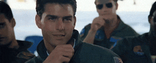 Tom Cruise stating the obvious in a gif: Yes Ma'am.