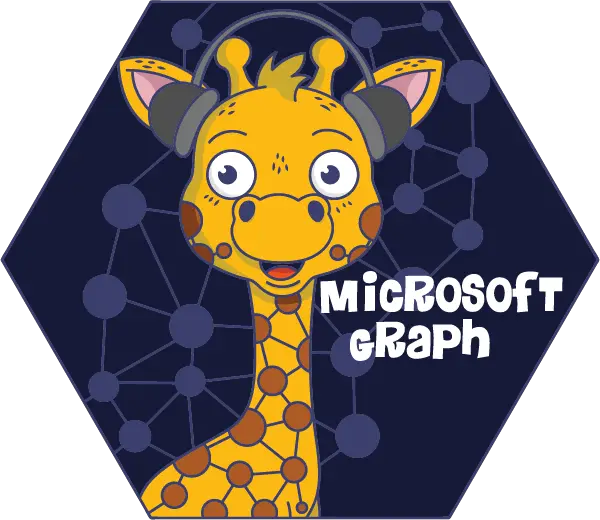 Microsoft Graph g-raph (giraffe) - the spirit animal of Microsoft Graph