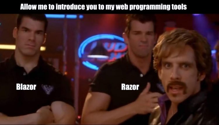 Let me introduce you to my web development tools - Blazor and Razor :)