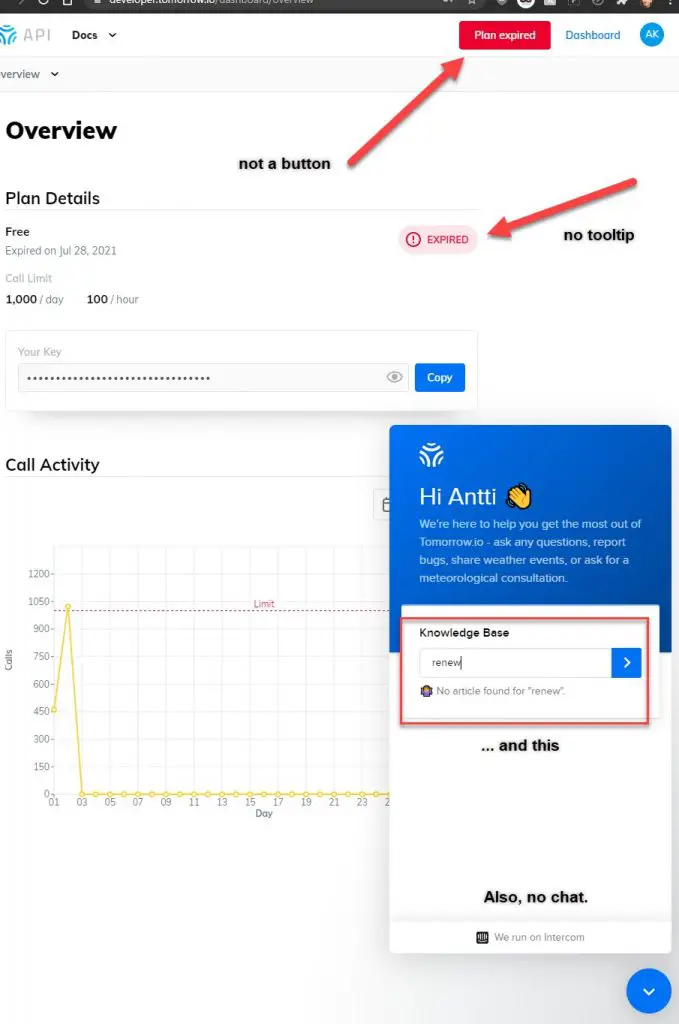 Few things exist that are as broken as ClimaCell/Tomorrow.io API renewal.