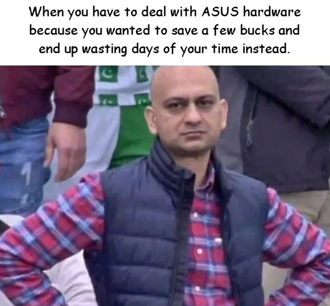 Dealing with ASUS hardware...