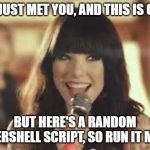 Execute this script maybe meme