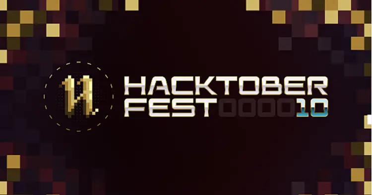 Hacktoberfest large banner logo