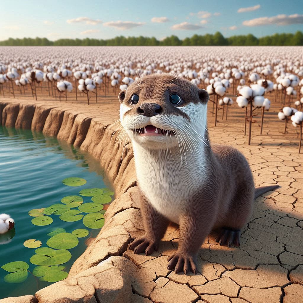 Doubling the price of environmentally friendly plastic bags is not helping this otter