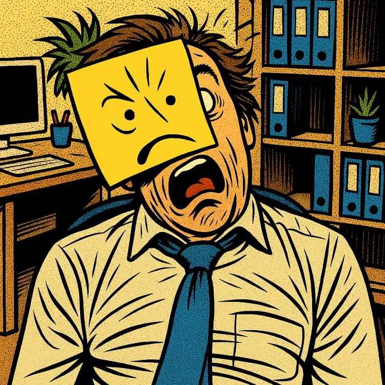 OneNote as sticky notes can be a little bit in-your-face