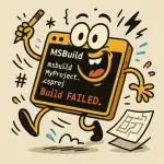 msbuild - failed